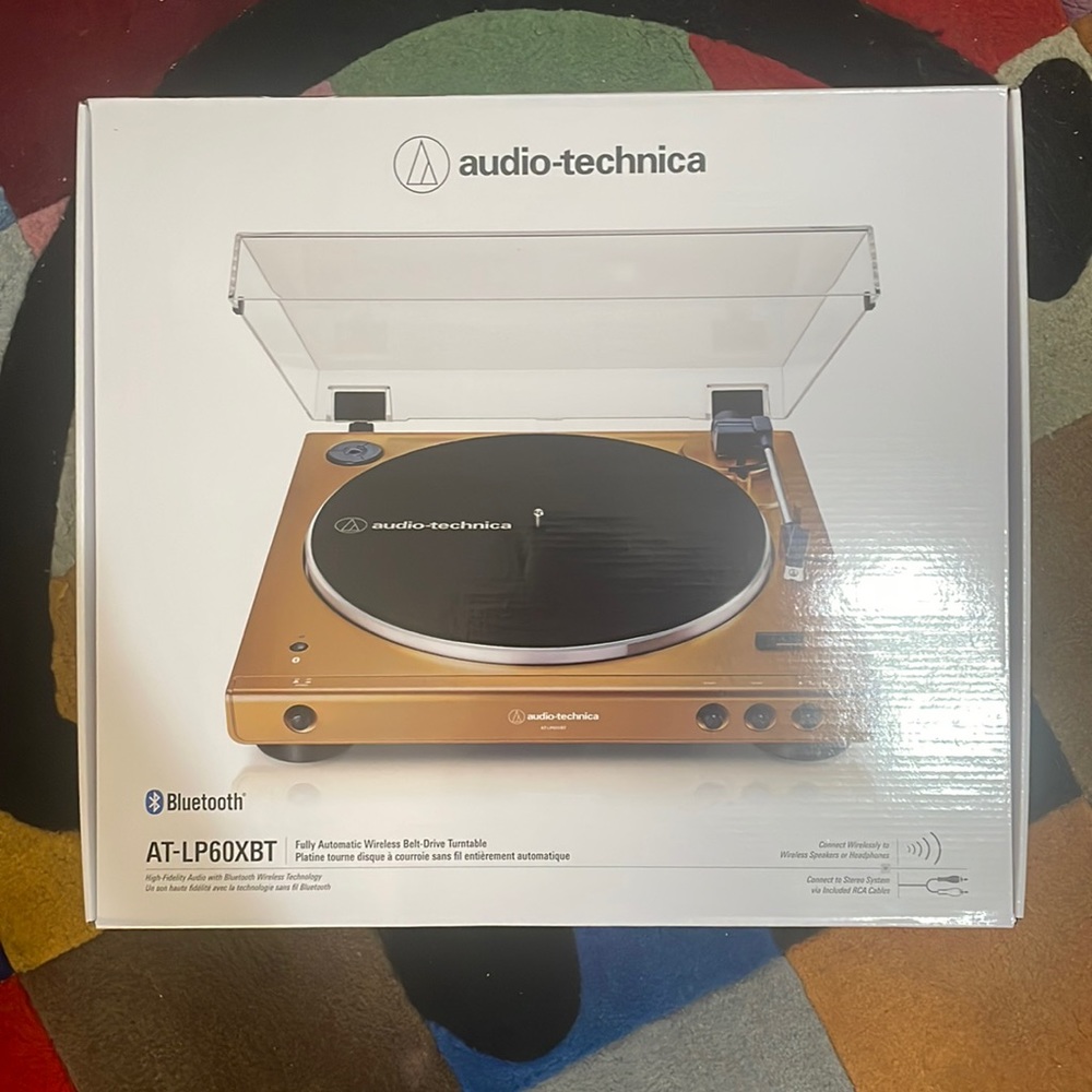 Audio-Technica UO Exclusive LP60X-BT Bluetooth Record Player GOLD